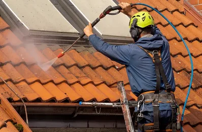 Démoussage et hydrofuge de toiture à Rougemont